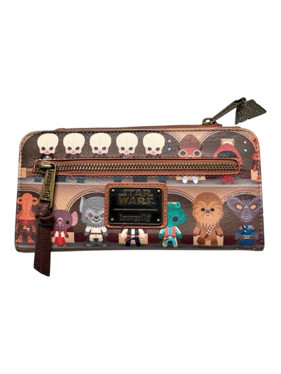 Loungefly Handbags - Loungefly X Star Wars Catina Scene Bifold Wallet. Top Zip, Multiple Pockets.